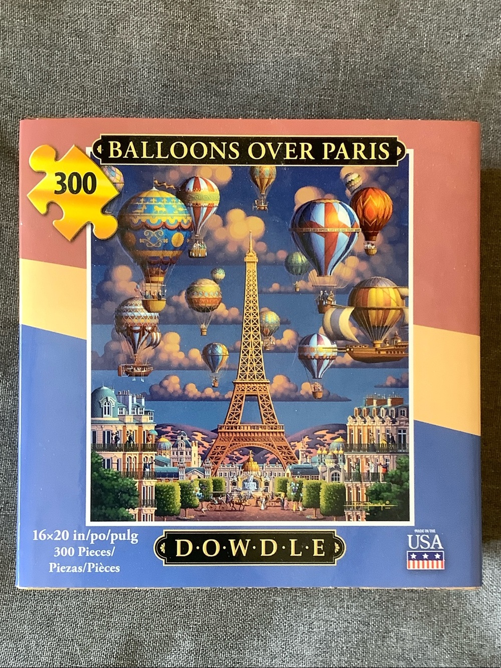 Dowdle “Balloons Over Paris” 300-Piece Jigsaw Puzzle